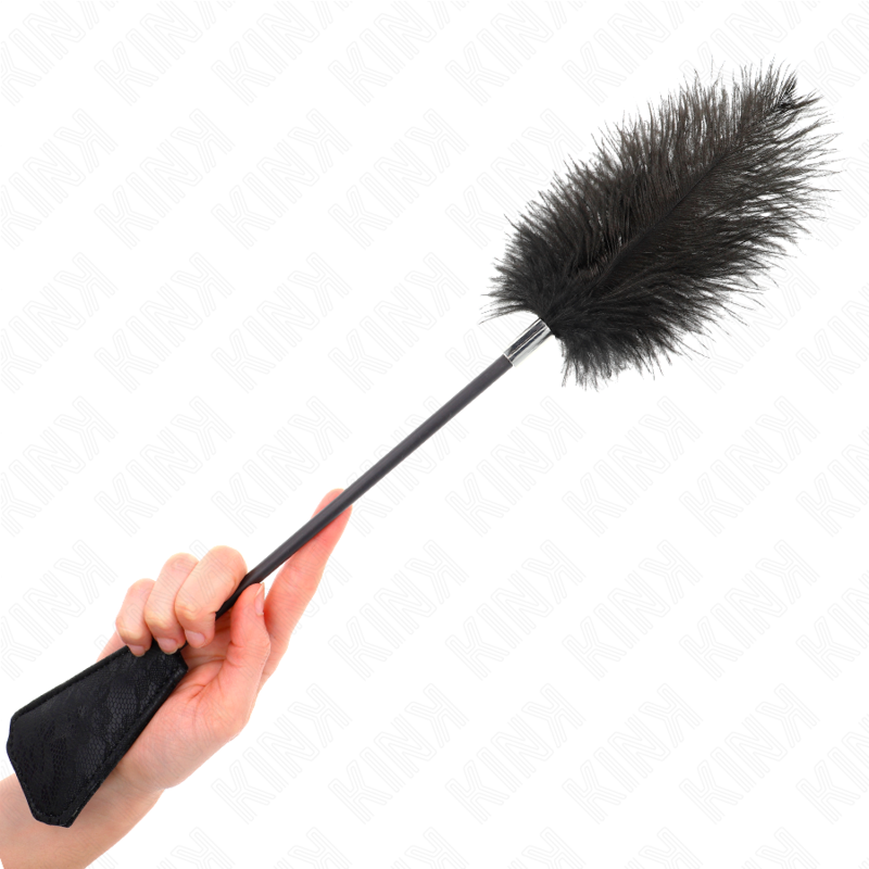 KINK - OSTRICH FEATHERS FOR TICKLE WITH LACE PALLET 56 CM - Amore24