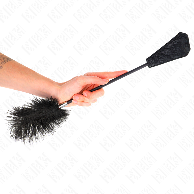 KINK - OSTRICH FEATHERS FOR TICKLE WITH LACE PALLET 56 CM - Amore24