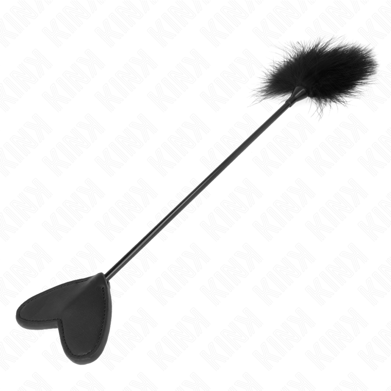 KINK - TICKLE FEATHERS WITH HEART PADDLE 31 CM - Amore24