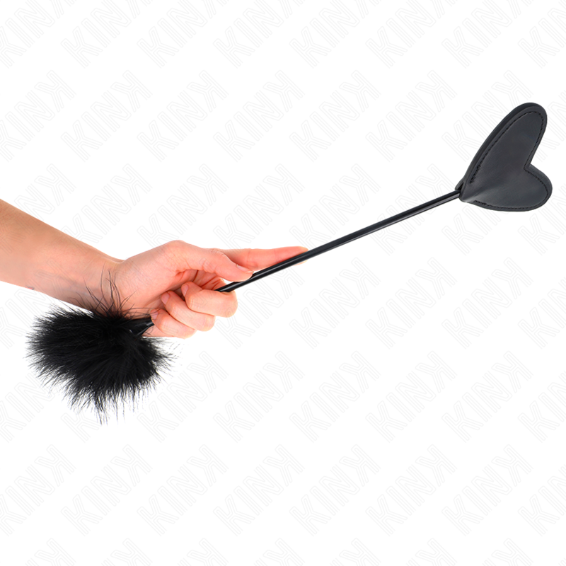 KINK - TICKLE FEATHERS WITH HEART PADDLE 31 CM - Amore24