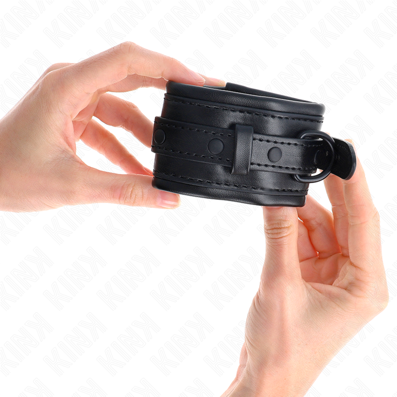 KINK - WRIST RESTRAINTS BLACK ADJUSTABLE 20-30 CM X 6 CM - Amore24