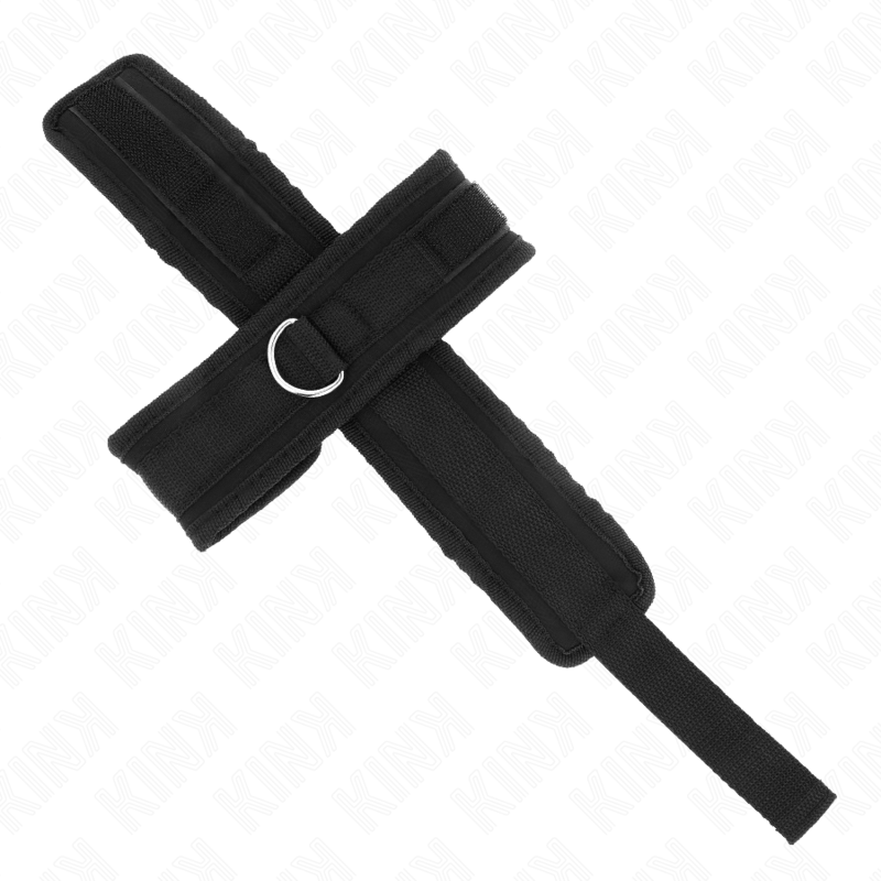 KINK - CROSS CUFFS BLACK 34 X 5.5 CM - Amore24