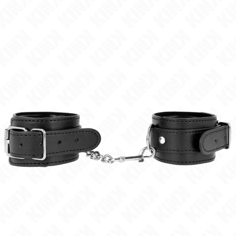 KINK - THIN WRIST RESTRAINTS BLACK ADJUSTABLE 21-33 CM - Amore24