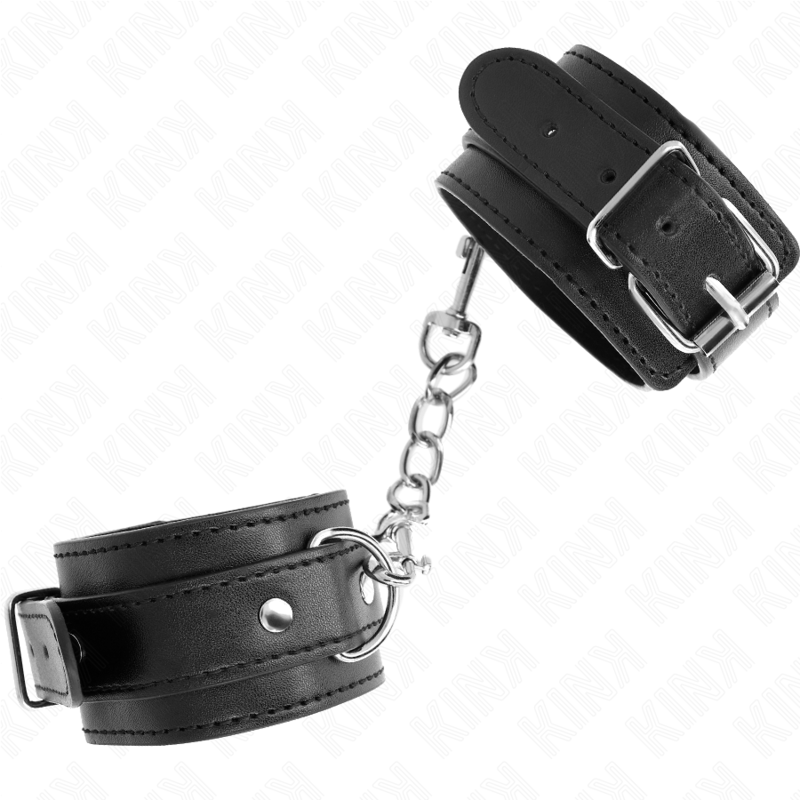 KINK - THIN WRIST RESTRAINTS BLACK ADJUSTABLE 21-33 CM - Amore24
