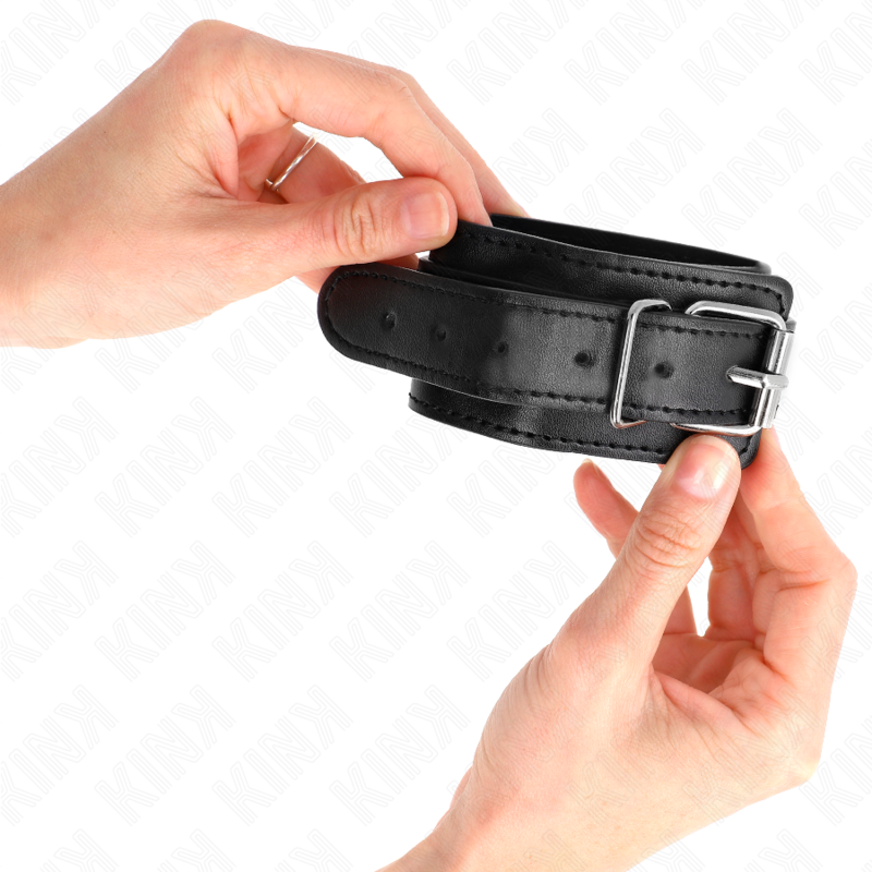 KINK - THIN WRIST RESTRAINTS BLACK ADJUSTABLE 21-33 CM - Amore24