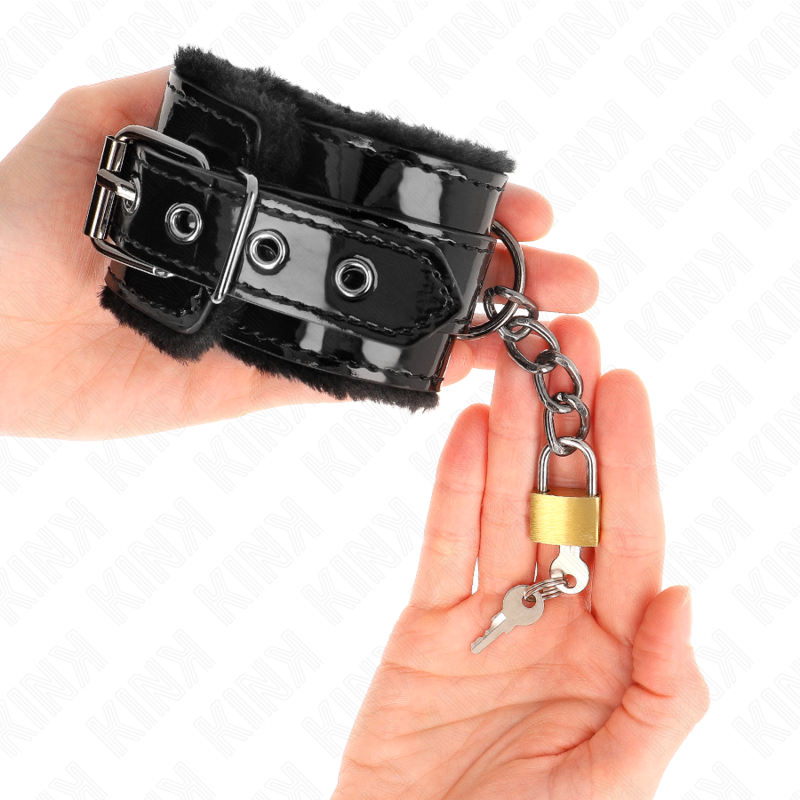 KINK - LIGHT WRIST RESTRAINTS WITH A COPPER LOCK ADJUSABLE 17-29 CM X 5.5 CM - Amore24