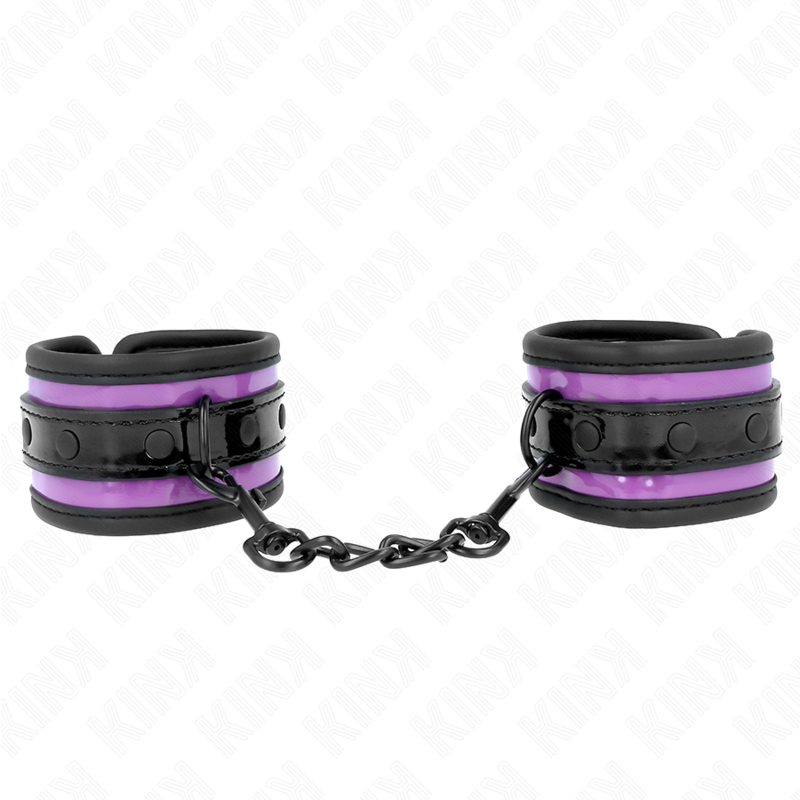 KINK - NEOPRENE WRIST RESTRAINTS LIGHT PURPLE AJUSTABLE 21-28 CM X 5 CM - Amore24