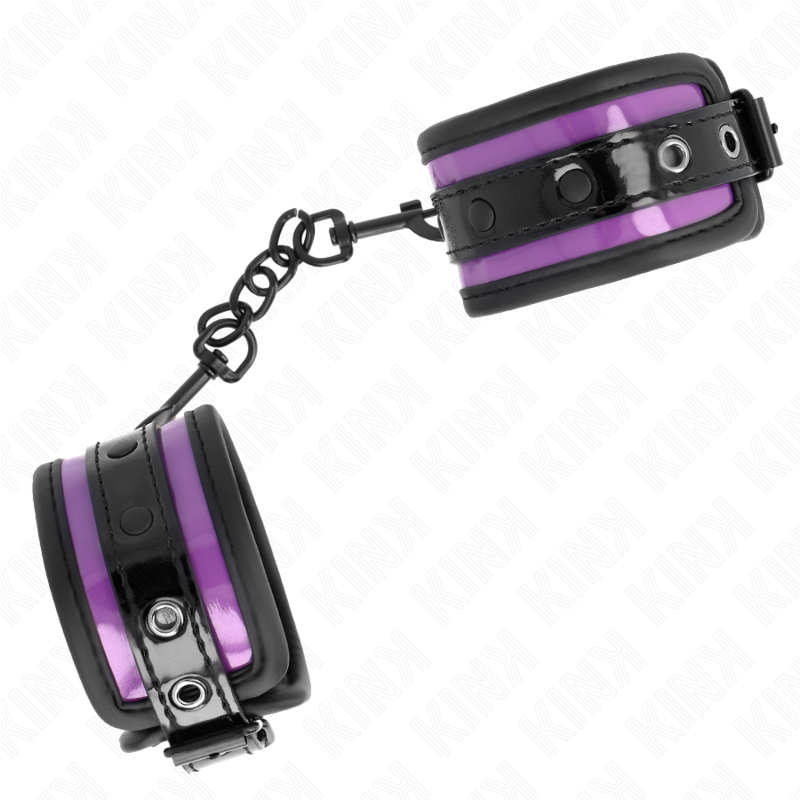 KINK - NEOPRENE WRIST RESTRAINTS LIGHT PURPLE AJUSTABLE 21-28 CM X 5 CM - Amore24