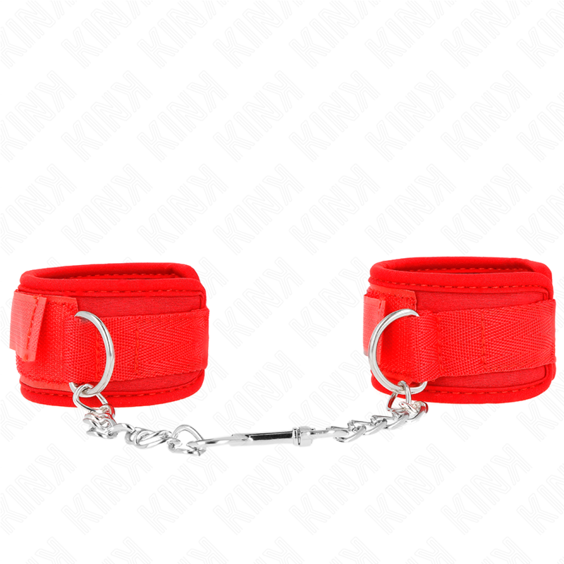 KINK - NEOPRENE WRIST RESTRAINTS RED 42 X 5 CM - Amore24