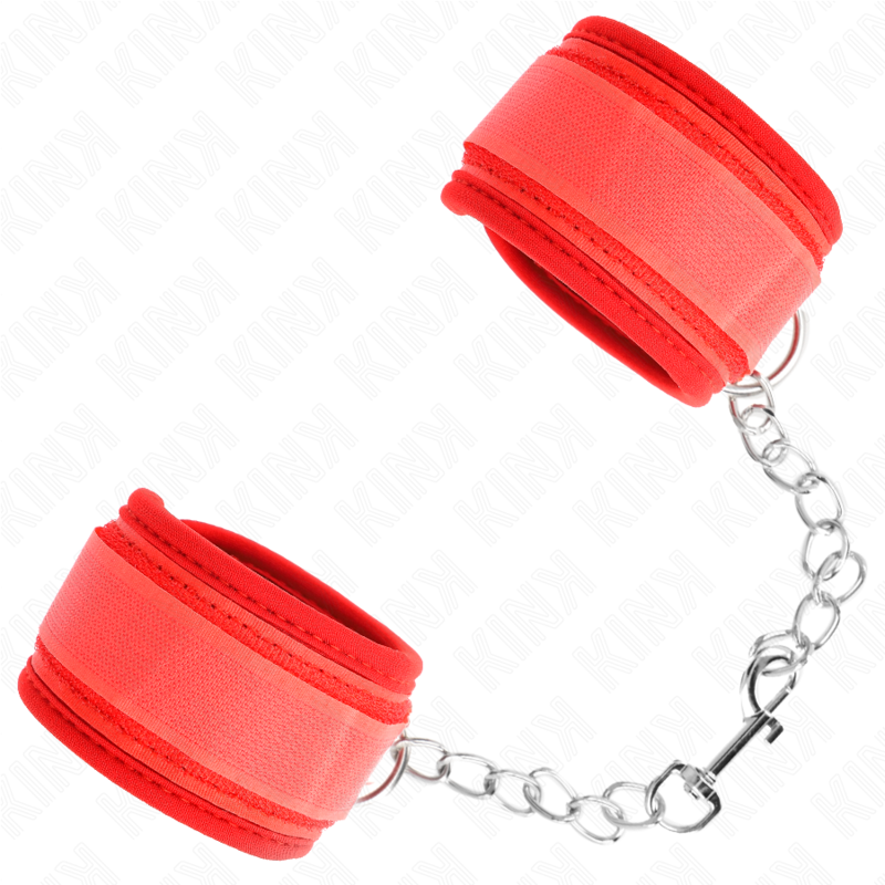 KINK - NEOPRENE WRIST RESTRAINTS RED 42 X 5 CM - Amore24