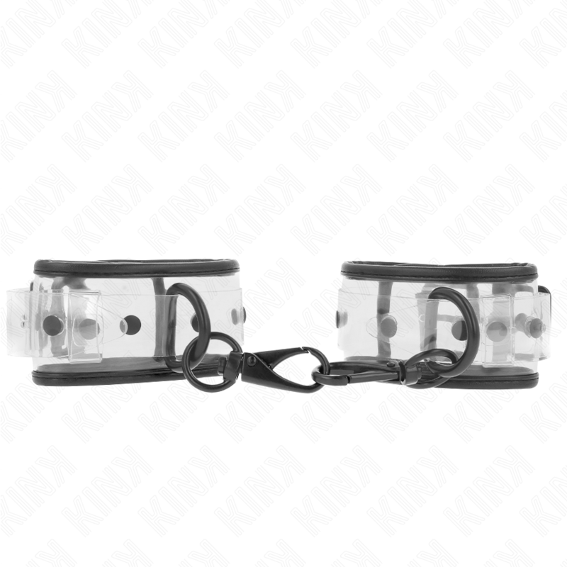 KINK - CLEAR WRIST CUFFS ADJUSTABLE 18-30 CM X 5.5 CM - Amore24