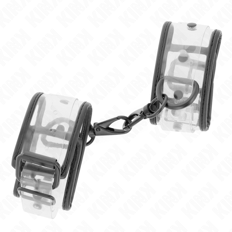 KINK - CLEAR WRIST CUFFS ADJUSTABLE 18-30 CM X 5.5 CM - Amore24