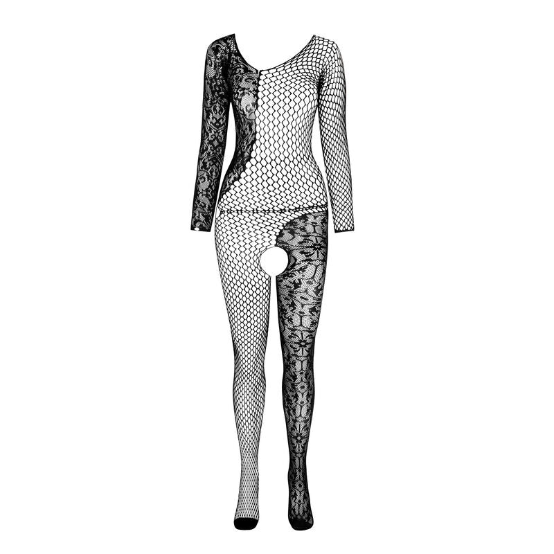 PASSION - BS 107 BODYSTOCKING RED ONE SIZE - Amore24