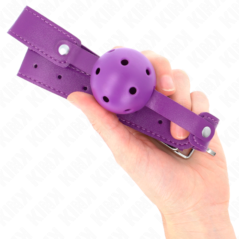 KINK - PURPLE BREATHABLE BALL 4.5 CMGAG 65 x 2.5 CM - Amore24