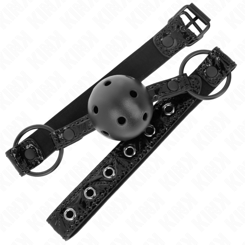 KINK - DIAMOND PATTERN BALL 4.5 CM GAG MODEL 3 64.5 CM ADJUSTABLE 42-60 CM - Amore24