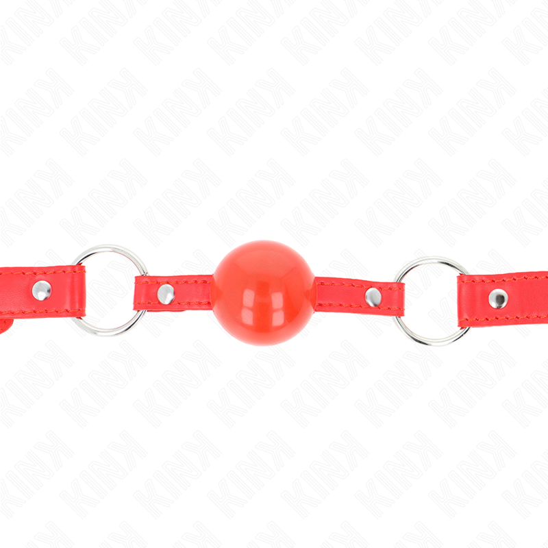 KINK - TPE BALL 4 CM GAG WITH ROJO LOCK 60 x 2 CM - Amore24