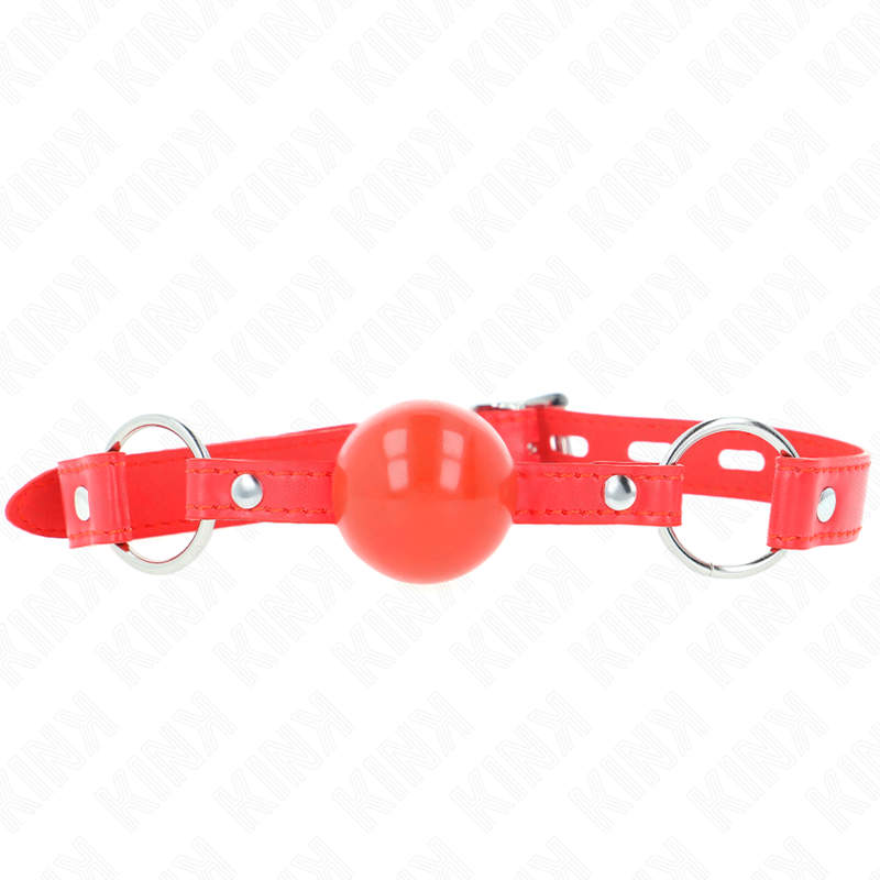 KINK - TPE BALL 4 CM GAG WITH ROJO LOCK 60 x 2 CM - Amore24