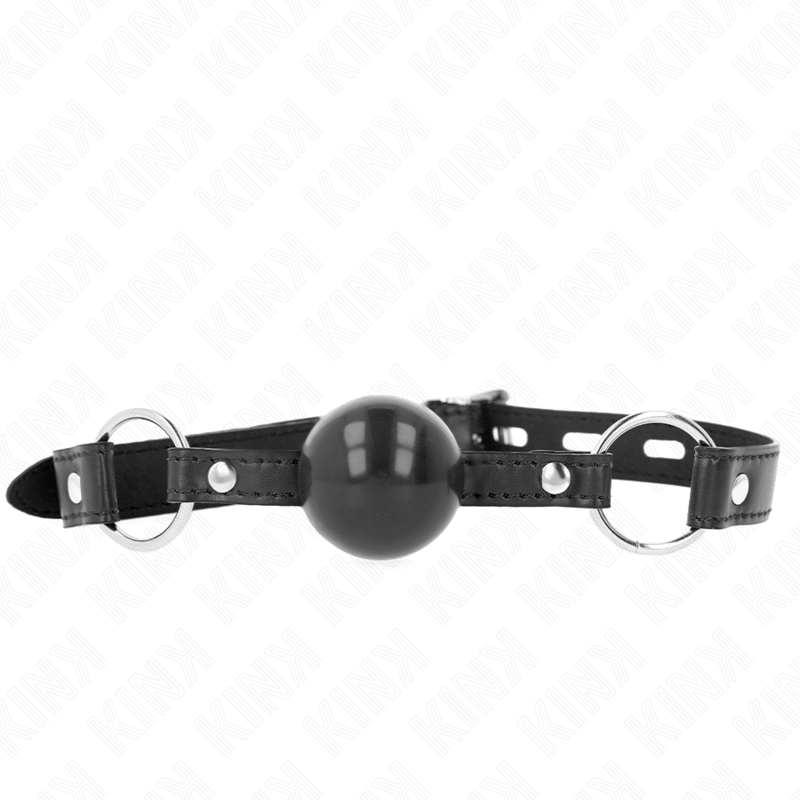 KINK - BLACK TPE BALL 4 CM GAG 60 x 2 CM - Amore24