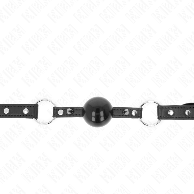 KINK - BALL 4 CM GAG WITH TIP RIVET AND SNAP LOCK 65 x 2 CM - Amore24