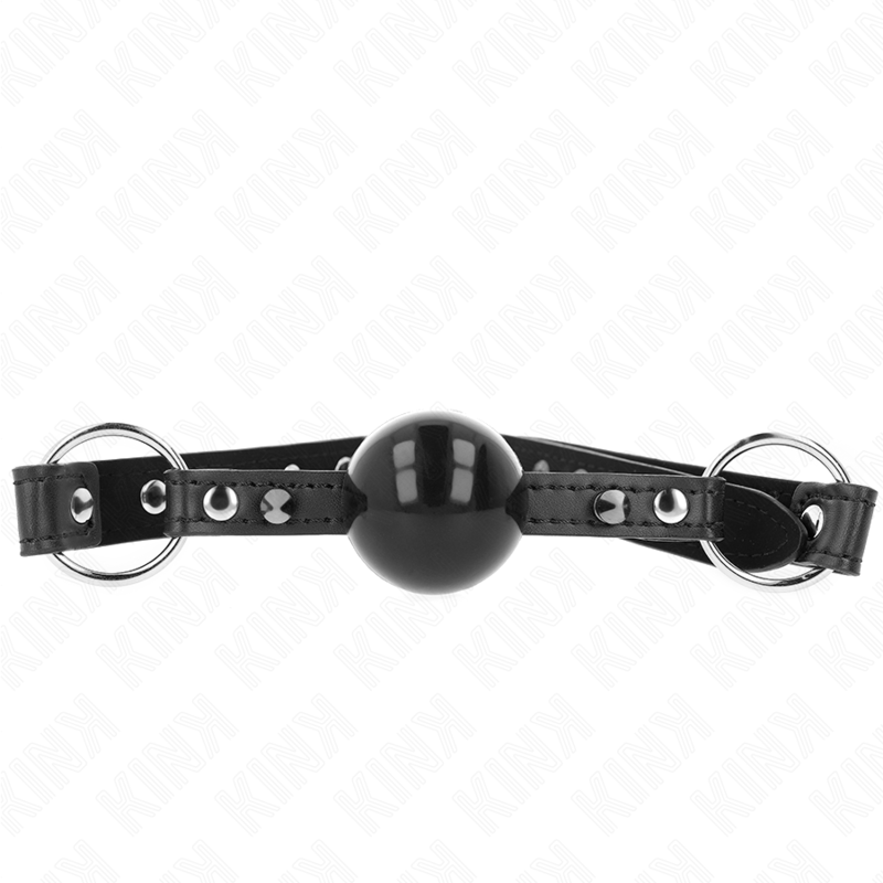 KINK - BALL 4 CM GAG WITH TIP RIVET AND SNAP LOCK 65 x 2 CM - Amore24