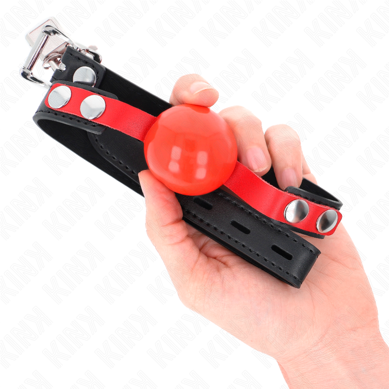 KINK - SOFT TPE BALL 4 CM GAG MODEL 4 60 x 2 CM ADJUSTABLE 37-52 CM - Amore24