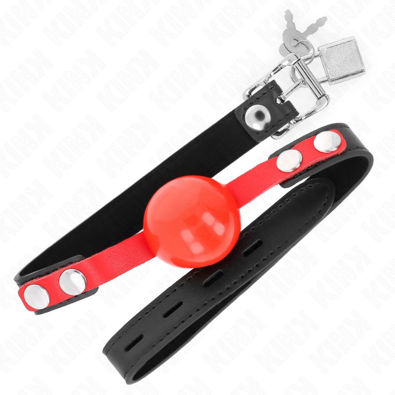 KINK - SOFT TPE BALL 4 CM GAG MODEL 4 60 x 2 CM ADJUSTABLE 37-52 CM - Amore24