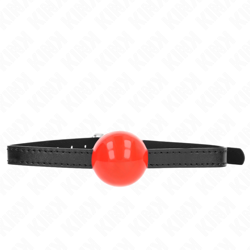KINK - RED SINGLE SOLID BALL 4 CM GAG 65 x 1.5 CM - Amore24