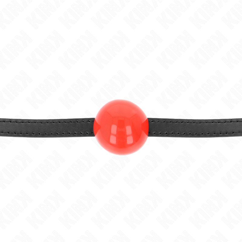 KINK - RED SINGLE SOLID BALL 4 CM GAG 65 x 1.5 CM - Amore24