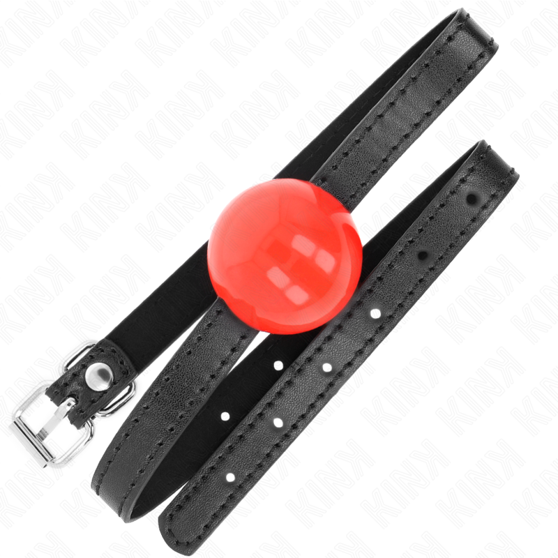 KINK - RED SINGLE SOLID BALL 4 CM GAG 65 x 1.5 CM - Amore24