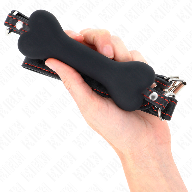 KINK - BLACK BONE 12 CM GAG 63 x 2 CM - Amore24