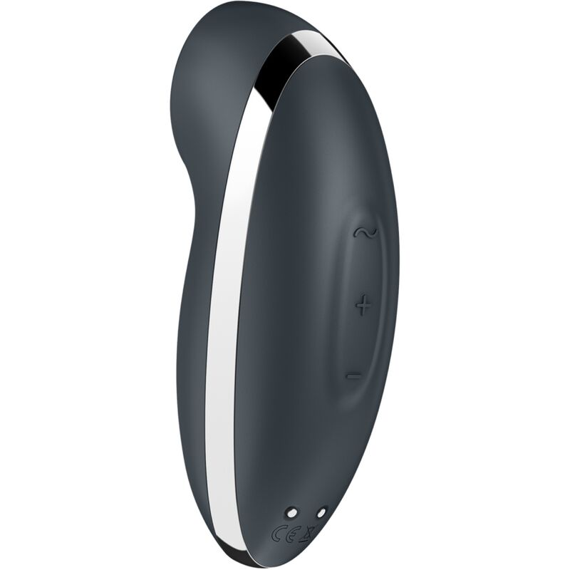 SATISFYER - TAP & CLIMAX 2 VIBRATOR & STIMULATOR GREY - Amore24