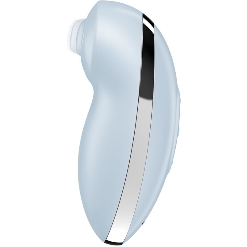 SATISFYER - TAP & CLIMAX 2 VIBRATOR & STIMULATOR BLUE - Amore24
