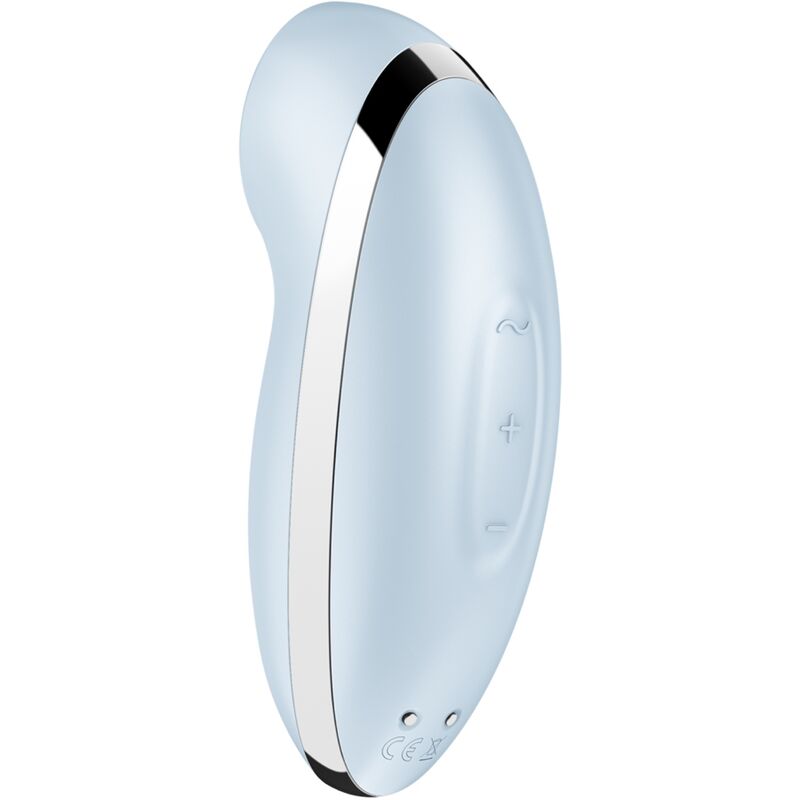SATISFYER - TAP & CLIMAX 2 VIBRATOR & STIMULATOR BLUE - Amore24
