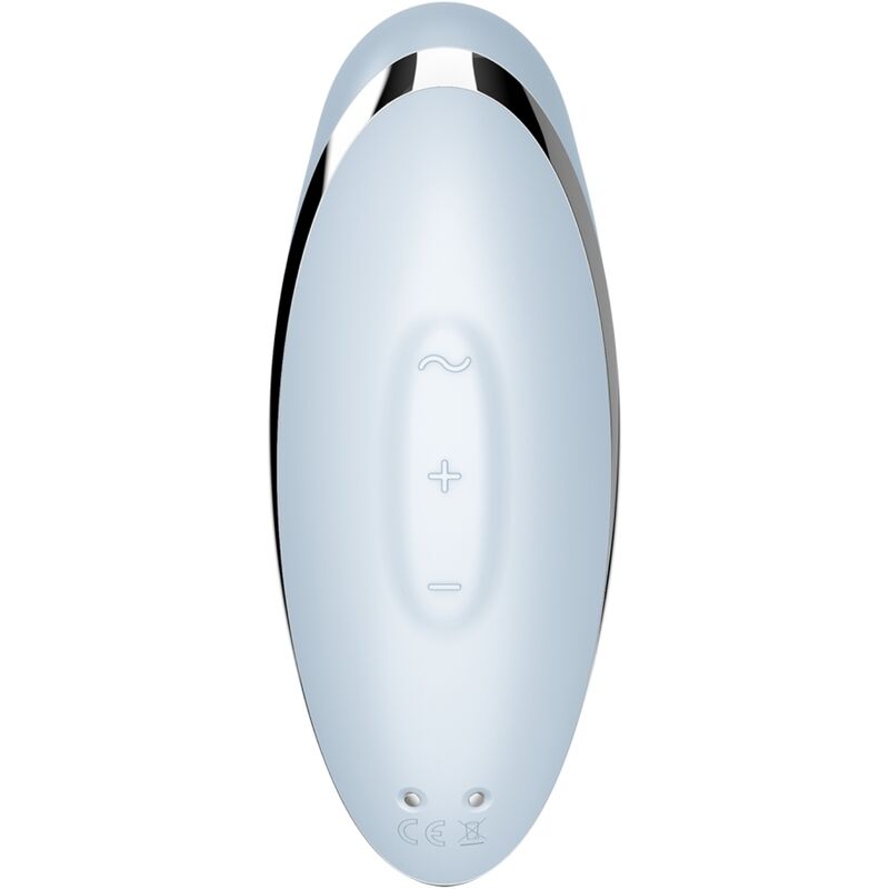SATISFYER - TAP & CLIMAX 2 VIBRATOR & STIMULATOR BLUE - Amore24