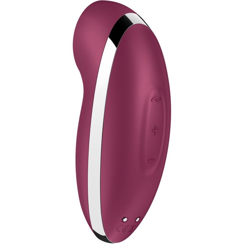 SATISFYER - TAP & CLIMAX 2 VIBRATOR & STIMULATOR RED - Amore24