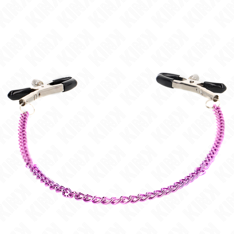 KINK - CHAIN NIPPLE CLAMPS PURPLE 30 CM - Amore24