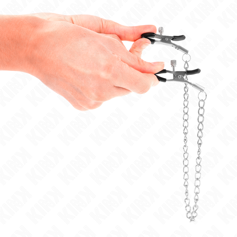 KINK - THIN CHAIN NIPPLE CLAMPS 30 CM - Amore24