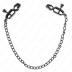 KINK - FLAT CHAIN NIPPLE CLAMPS BLACK 30 CM - Amore24
