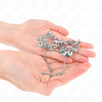 KINK - METAL FLOWER NIPPLE CLAMPS WITH CHAIN - Amore24