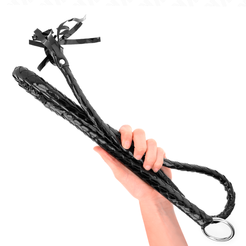 KINK - LONG SHINY PVC WHIP 138 CM - Amore24