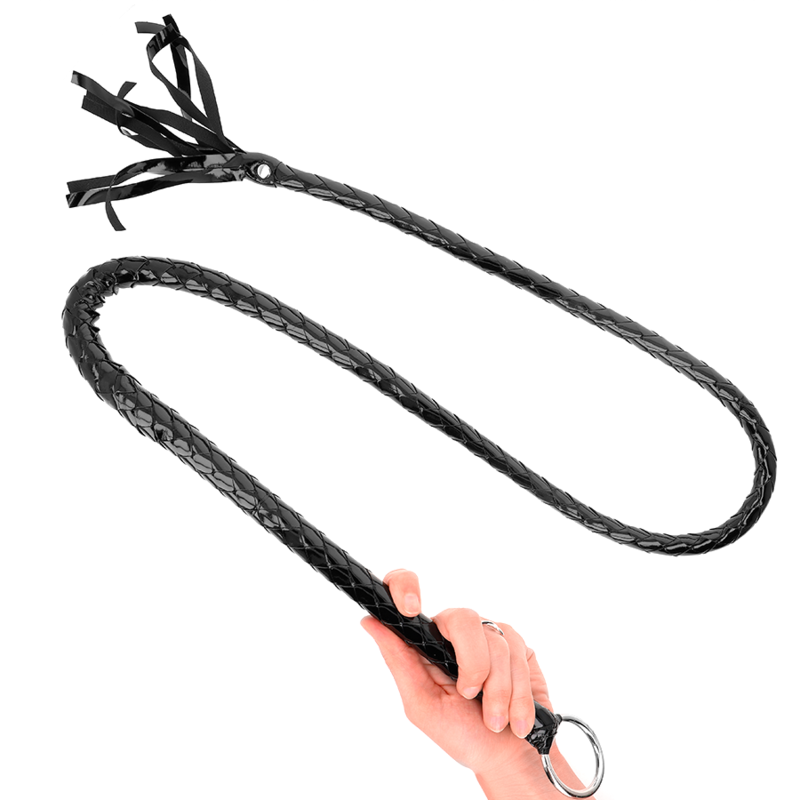KINK - LONG SHINY PVC WHIP 138 CM - Amore24