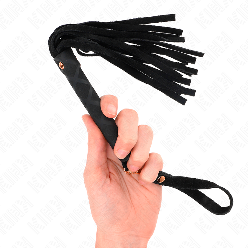 KINK - BLACK SUEDE MINI WHIP 30 CM - Amore24