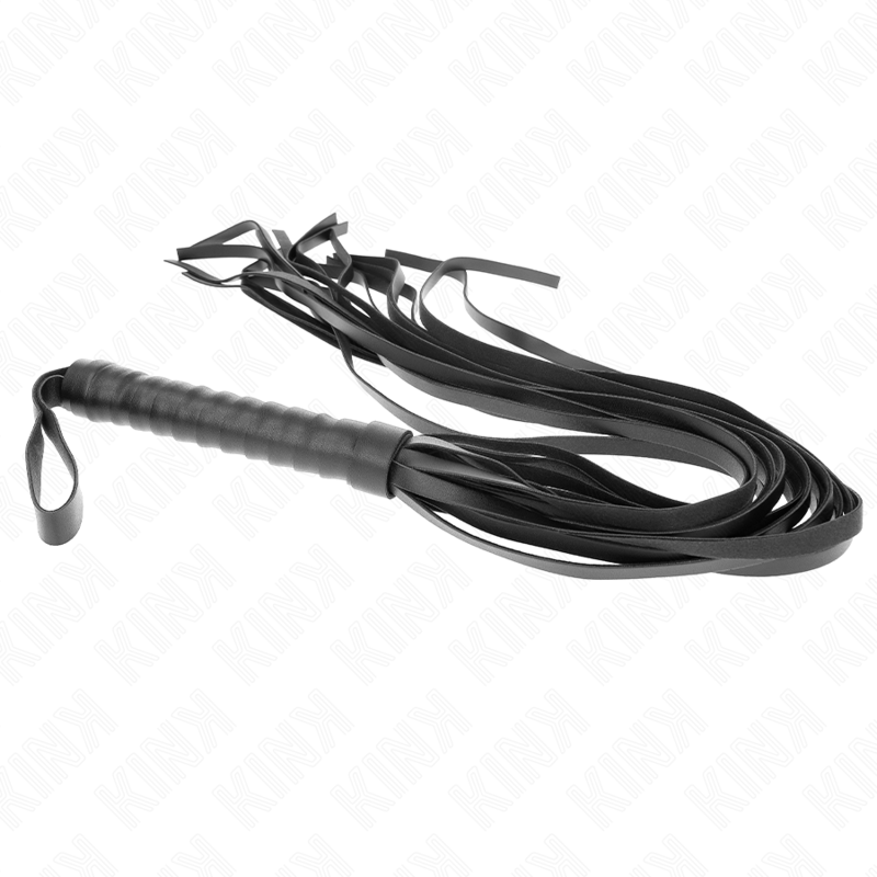 KINK - NEGRO SHORT HANDLE LONG TAIL WHIP 70 CM - Amore24