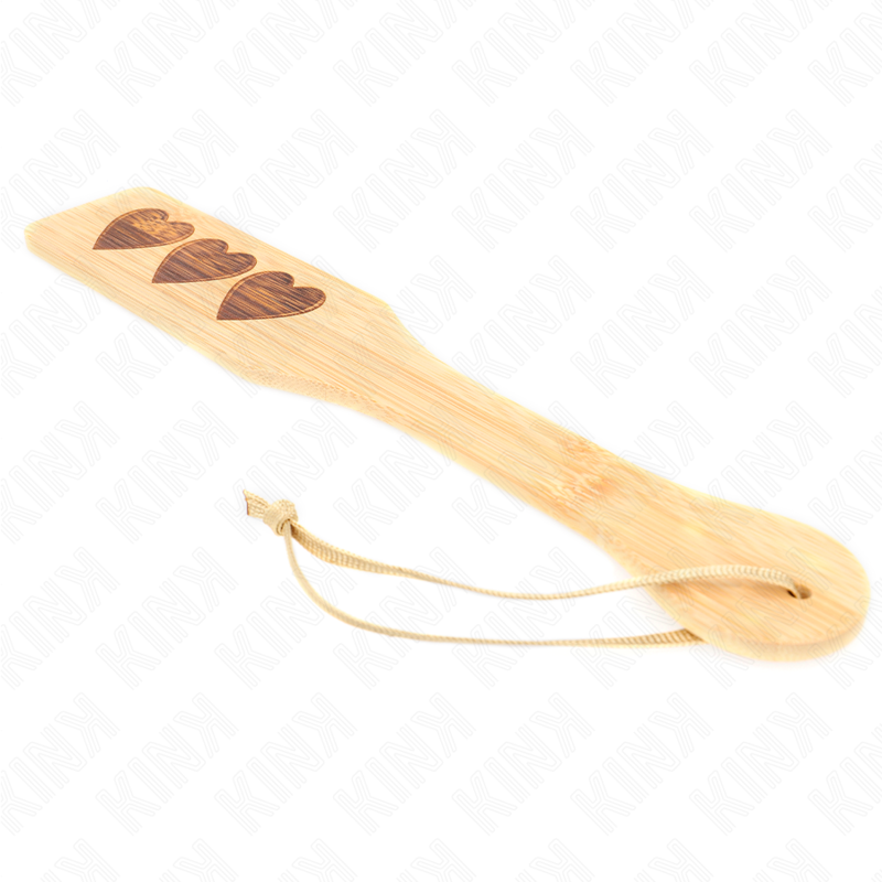 KINK - BAMBOO PALLET HEART DESIGN 32 X 5.5 CM - Amore24
