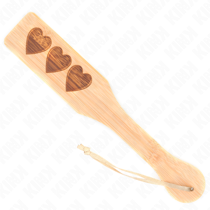 KINK - BAMBOO PALLET HEART DESIGN 32 X 5.5 CM - Amore24