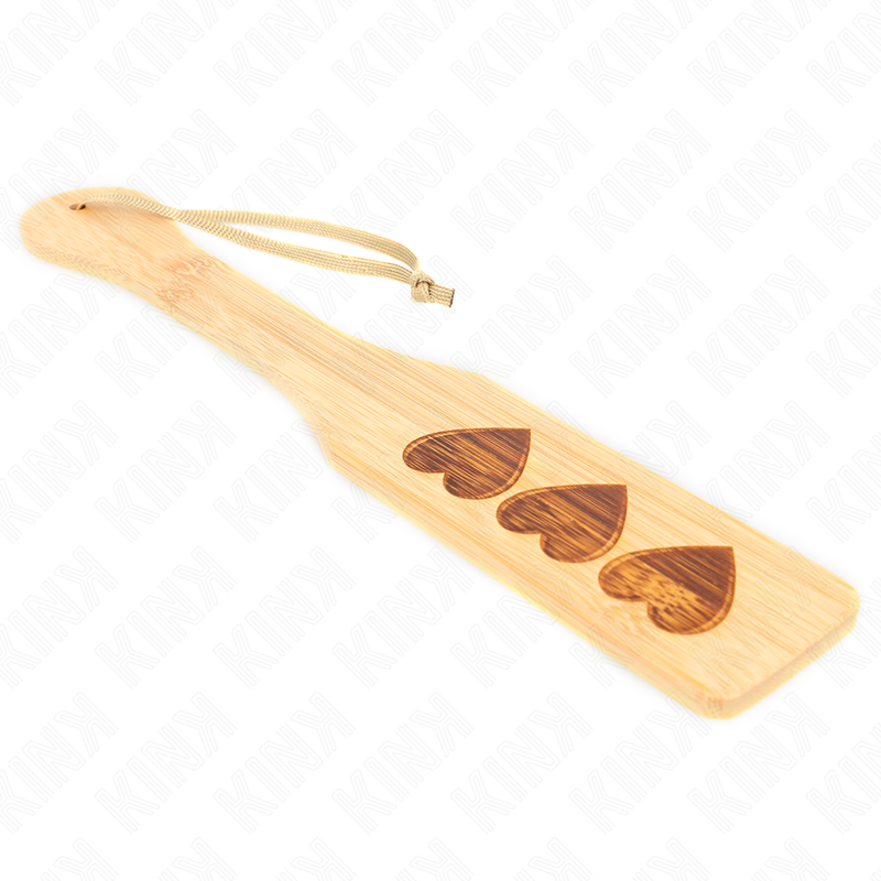 KINK - BAMBOO PALLET HEART DESIGN 32 X 5.5 CM - Amore24