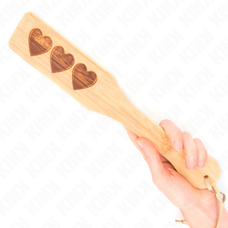 KINK - BAMBOO PALLET HEART DESIGN 32 X 5.5 CM - Amore24