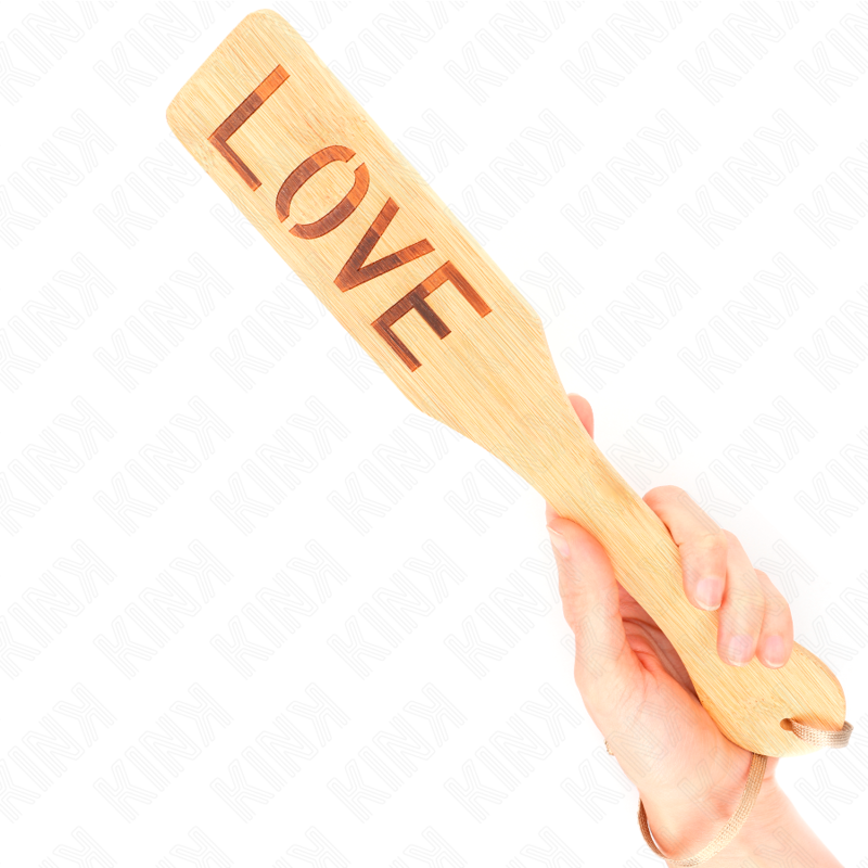 KINK - BAMBOO PALETTE WORD LOVE 32 X 5.5 CM - Amore24