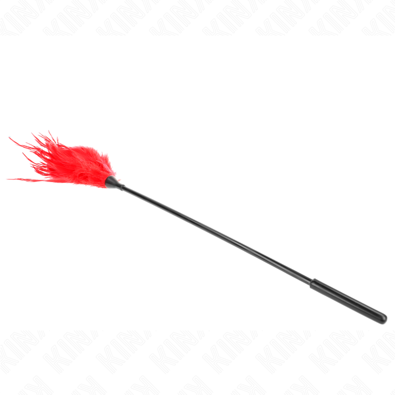 KINK - MULTIPLE RED TICKLE FEATHERS 45 CM - Amore24