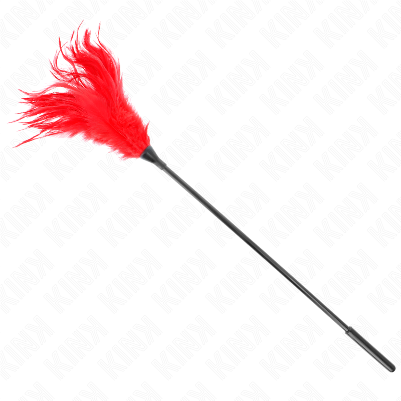 KINK - MULTIPLE RED TICKLE FEATHERS 45 CM - Amore24